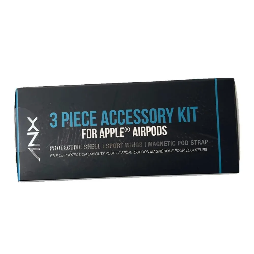 NEW Tech Theory 3 Piece Accessory Kit Apple Airpods 1 & 2 (not included) Cover